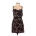 Haute Hippie Casual Dress - Mini Sweetheart Sleeveless: Brown Dresses - Women's Size X-Small