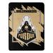 Northwest NCAA Dimensional Purdue Micro Raschel Polyester Throw Polyester in Black | 60 H x 46 W in | Wayfair 1COL059060039RET