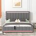 Ivy Bronx Keylanie Bed Upholstered in Gray | 41.7 H x 53.9 W x 80.3 D in | Wayfair 4754E54F3863487193DB679CADDB266B