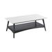 George Oliver Katrielle Coffee Table Wood in Black | 17.23 H x 24.24 W x 47.72 D in | Wayfair 41F94F889EF149BEB1C71B547C1DA487