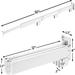 Rebrilliant Stainless Steel Wall-Mounted Drying Rack Metal/Steel in Gray | 3 H x 1.8 W x 50 D in | Wayfair 6AAF2E8D5AB941DDB2F556736565B9FF