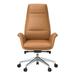 Orren Ellis Adelmar Office Chair Aluminum/Upholstered in Brown | 52.75 H x 29.92 W x 25.59 D in | Wayfair EB30560207AC415A8423554C7763D683