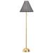 The Lifestyled Co Destiny 18 in. Aged Brass Floor Lamp