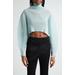 Monthly Colors December Pleated Crop Top