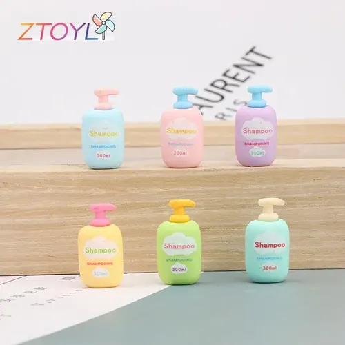 10 Teile/satz 1:12 Puppenhaus Miniaturen Liefert Shampoo Dusche Gel Körper Waschen Puppen Bad Home