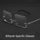 Spezial brille zum Spielen von Billard Herren rahmenlose hoch auflösende Brille ultraleichte Brillen