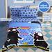 Cutey Duvet Cover Set 5 Piece Soft Fade Wrink Black Cartoon Print