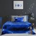Soft Galaxy Bed Sheet Set Kids Bedding Sheets with Pillowcase 3PC Blue