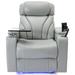 Power Motion Recliner, Modern Electric Home Theater Storage Seating Recline Chair with Multi-function Armrests and USB Port