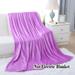 1 Pcs Home Warm Soft Microplush Fleece Solid Throw Blanket