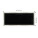 Crackled Metallic Narrow Framed Black Corkboard Bulletin Board