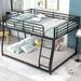 Twin XL over Full Modern Metal Floor Bunk Bed