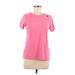 Reebok Active T-Shirt: Pink Activewear - Women's Size Medium