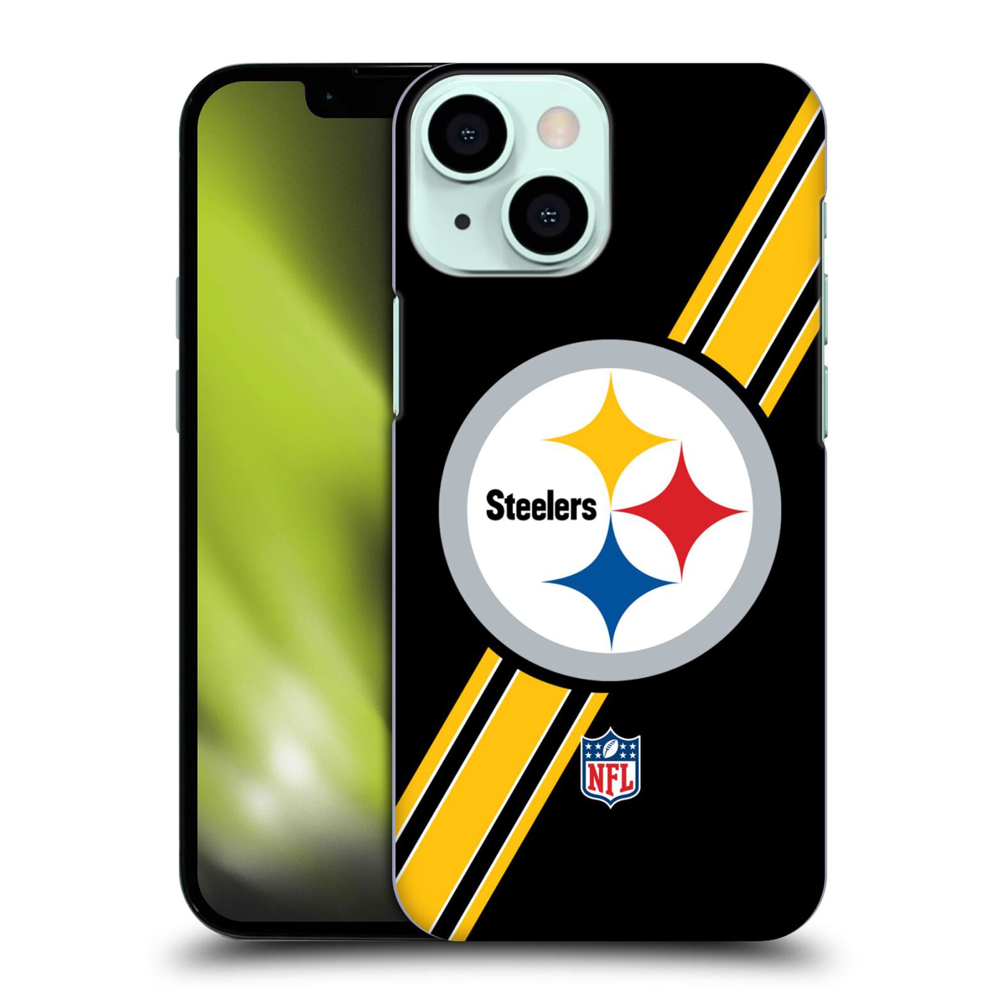Coque Pittsburgh Steelers rigide avec logo à rayures - iPhone - No Gender Taille: 14 Pro - Kitbag FR
