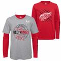 "T-shirt combo 3 en 1 2 Way Forward des Red Wings de Detroit - Jeunes - unisexe Taille: XL (18/20)"