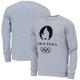 "Sweatshirt Crew des Jeux Olympiques de Paris 2024 – Gris - Homme Taille: M"