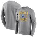"Buffalo Sabres Fanatics Branded Wave Off Vintage Crew Sweatshirt - Sports Gris - Homme - Homme Taille: L"