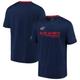 Columbus Blue Jackets Authentic Pro Locker Room Performance T-Shirt - Navy - Mens