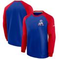 New England Patriots Nike Dri-Fit Raglan Crew Sweatshirt - Herren