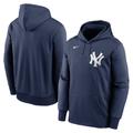 New York Yankees Nike Wordmark Therma Performance Pullover-Hoodie – Herren