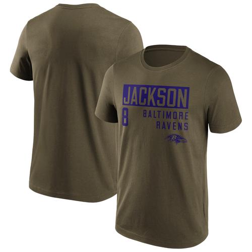 Baltimore Ravens Fashion Name & Number T-Shirt - Lamar Jackson - Herren