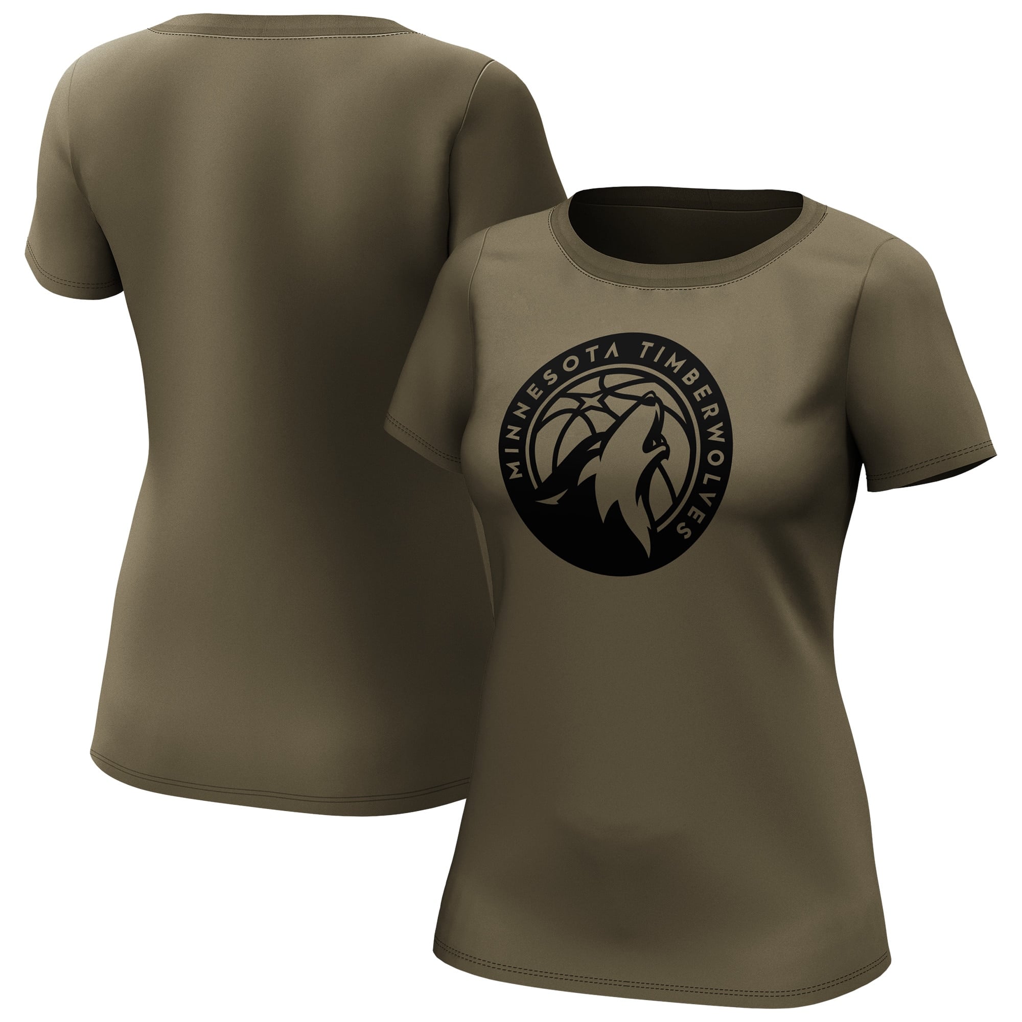 Minnesota Timberwolves Fanatics Branded Fashion Preferred Logo T-Shirt - Damen