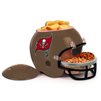 Tampa Bay Buccaneers Snackhelm – 9,25b x 10h x 12d Zoll