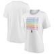 Los Angeles Angels of Anaheim Pride Grafik T-Shirt – Weiß – Damen