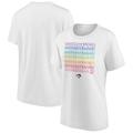 Toronto Blue Jays Pride Grafik T-Shirt – Weiß – Damen
