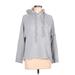 blue 84 Pullover Hoodie: Gray Marled Tops - Women's Size Large