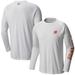 Men's Columbia White Martin Truex Jr Terminal Tackle Omni-Shade Long Sleeve T-Shirt