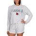 Women's Concepts Sport Cream Louisville Cardinals Visibility Long Sleeve Hoodie T-Shirt & Shorts Set