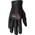 Thor Intense Assist Team Gants de vélo, noir-rouge, taille 2XL