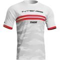 Thor Intense Assist Decoy Maillot vélo, blanc-rouge, taille XL