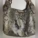 Coach Bags | Coach Snakeskin Shoulder Bag | Color: Black/Gray | Size: Os