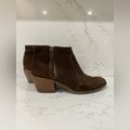 Madewell Shoes | Madewell Janice Suede Ankle Booties - Size 7.5 | Color: Brown/Green | Size: 7.5