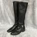 Michael Kors Shoes | Michael Michael Kors Tall Black Leather Riding Boot - 7.5 | Color: Black | Size: 7.5