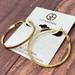 Giani Bernini Jewelry | Giani Bernini Cubic Zirconia Gold Hoop Earrings Vz31 | Color: Gold | Size: Os