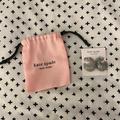 Kate Spade Jewelry | Kate Spade Sparkle Resin Earrings - Brand New With Duster Bag | Color: Silver | Size: Os