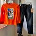 Polo By Ralph Lauren Matching Sets | Nwt Polo Ralph Lauren Boys Size 5 Kid Shirt + Sullivan Jeans Set Lot | Color: Blue/Orange | Size: 5tb