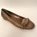 Coach Shoes | Coach 7.5 Bronze Metallic Leather Flat Loafers Shoes | Color: Brown | Size: 7.5