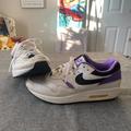 Nike Shoes | 2020 Nike Air Max 1 Purple Punch Huarache ‘Dna Series’ | Color: Purple/White | Size: 8.5