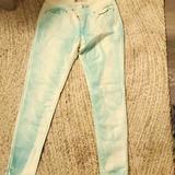 Levi's Jeans | Beautiful Mint Levi's Stretch Legging Jeans Size W29 | Color: Green/White | Size: 29