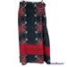 Anthropologie Skirts | Nwt Carolina K Black Super Soft Viscose Swan Skirt Anthropologie Large. | Color: Black/Red | Size: L