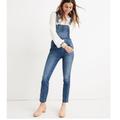 Madewell Jeans | Madewell Petite Skinny Overalls Jansing Wash K9663 Xs Petite Women’s | Color: Blue | Size: Xs Petite