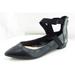 Nine West Shoes | Nine West Women Sz 6.5 M Black Flat Leather Shoes Opheliao | Color: Black | Size: 6.5