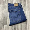 American Eagle Outfitters Jeans | American Eagle Stretch Med Wash Jegging Low Rise Blue Denim Jeans Women's Size 4 | Color: Blue | Size: 4