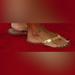 Tory Burch Shoes | ***Authentic*** Tory Burch “Ricki” Gold Leather/Studded Thong Sandals (Size 9) | Color: Gold | Size: 9