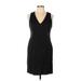 SL Fashions Casual Dress - Sheath: Black Dresses - Women's Size 12 Petite