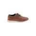 Steve Madden Flats: Oxfords Stacked Heel Classic Tan Color Block Shoes - Women's Size 4 - Almond Toe